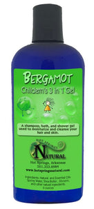 3 in 1 Kids Bergamot Bath Gel
