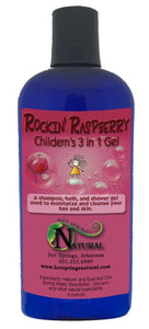 3 in 1 Kids Rockin Raspberry Bath Gel