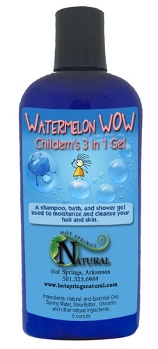 3 in 1 Kids Watermelon WOW Bath Gel